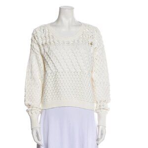 Intermix Scoop Neck Sweater - Medium